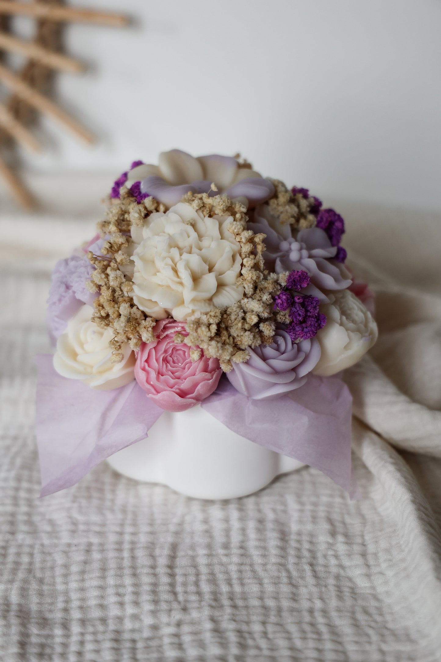 Kleines Blumengesteck Wunschfarbe
