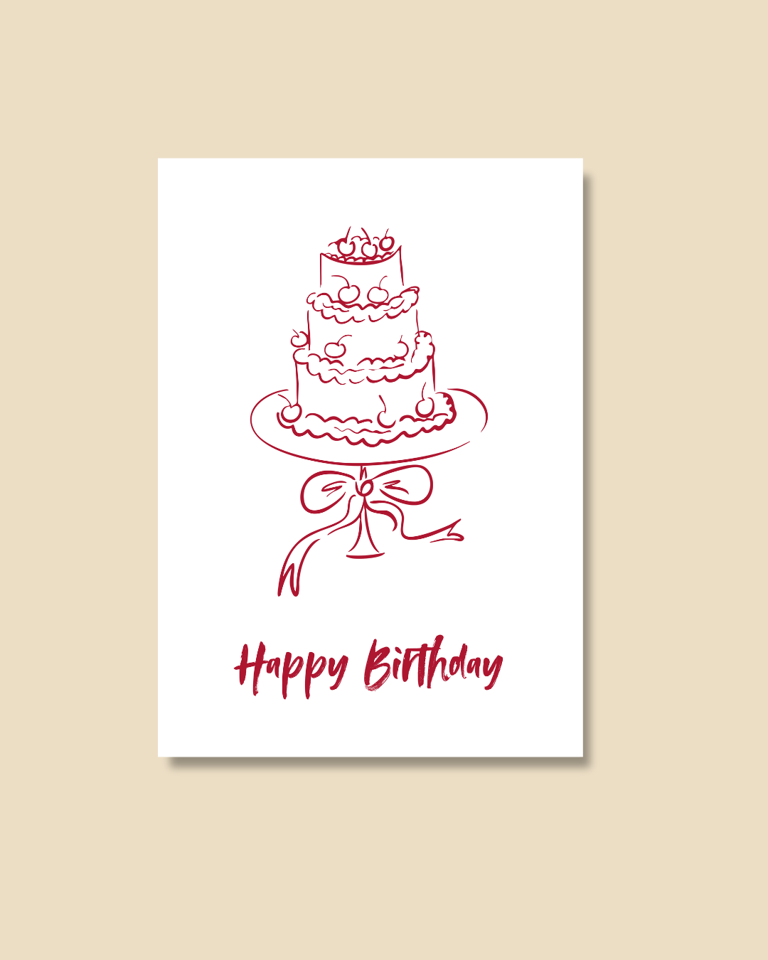 Postkarte Happy Birthday