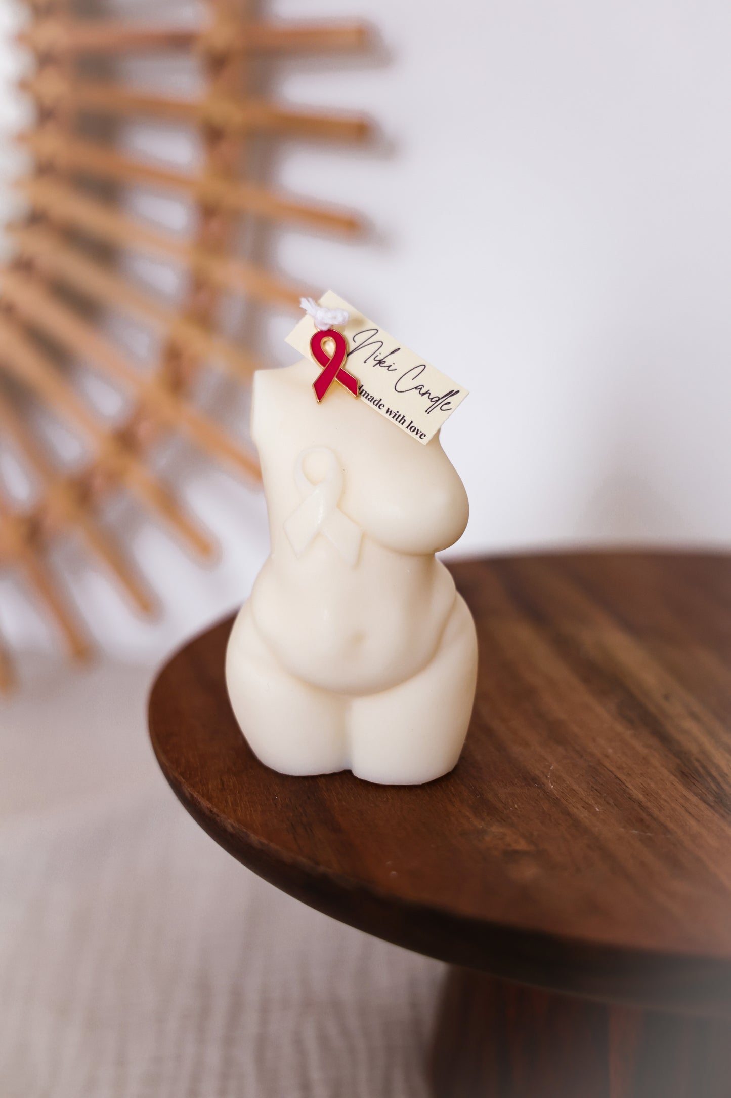 FCK CANCER Woman Candle
