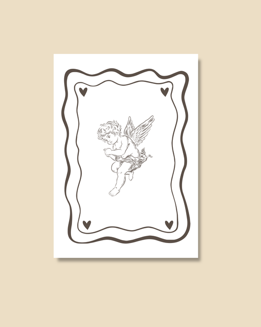 Postkarte Angel