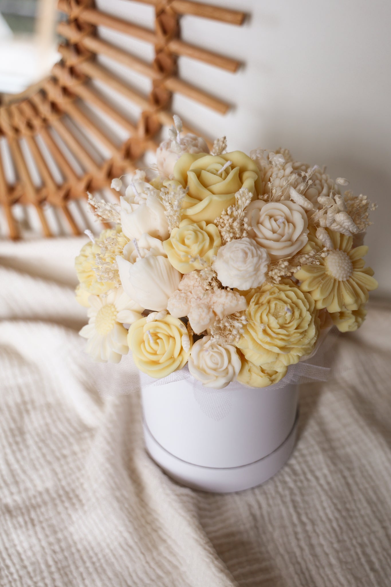 Blumenstrauß Kerzen Träume Butterlemon