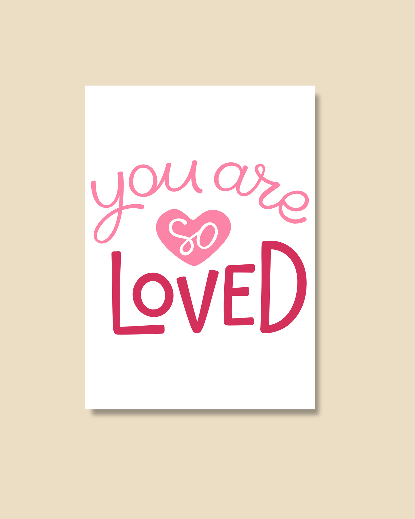 Postkarte loved