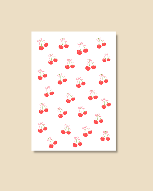 Postkarte cherries
