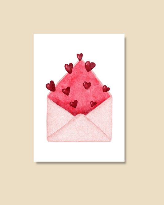 Postkarte love letter