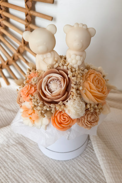 Blumenstrauß aus Wachsblüten Hochzeit