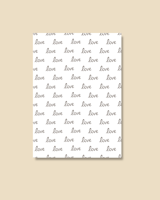 Postkarte love love love