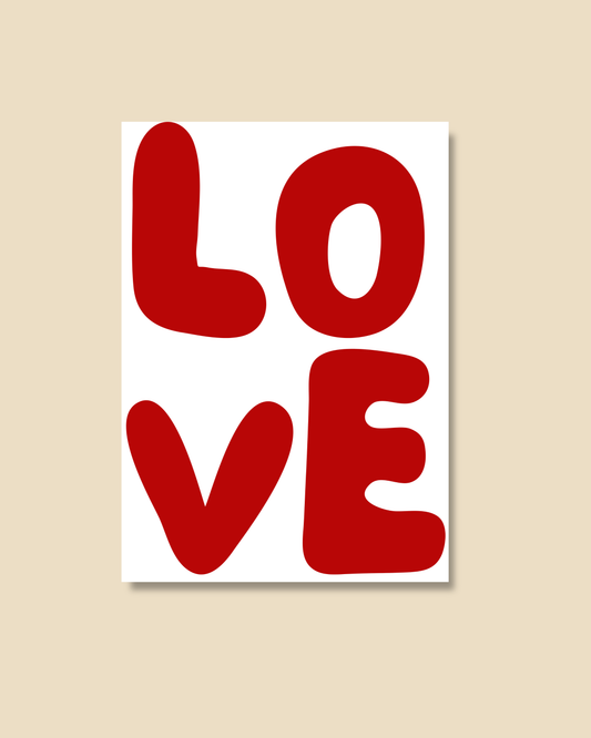 Postkarte LOVE