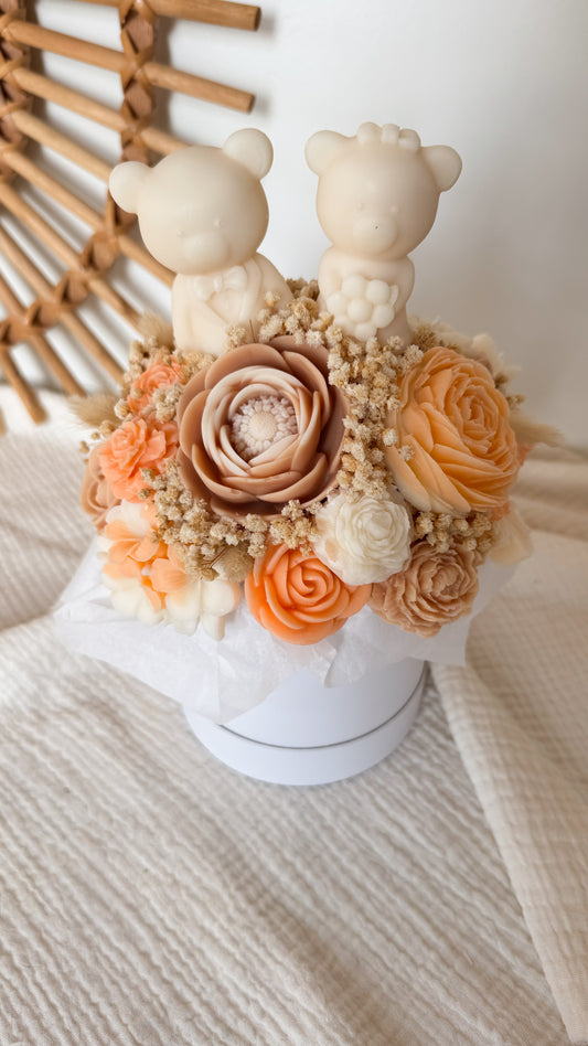 Blumenstrauß aus Wachsblüten Hochzeit
