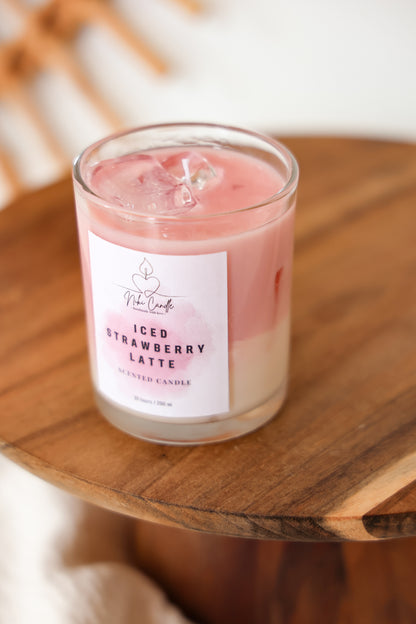 Iced Strawberry Latte