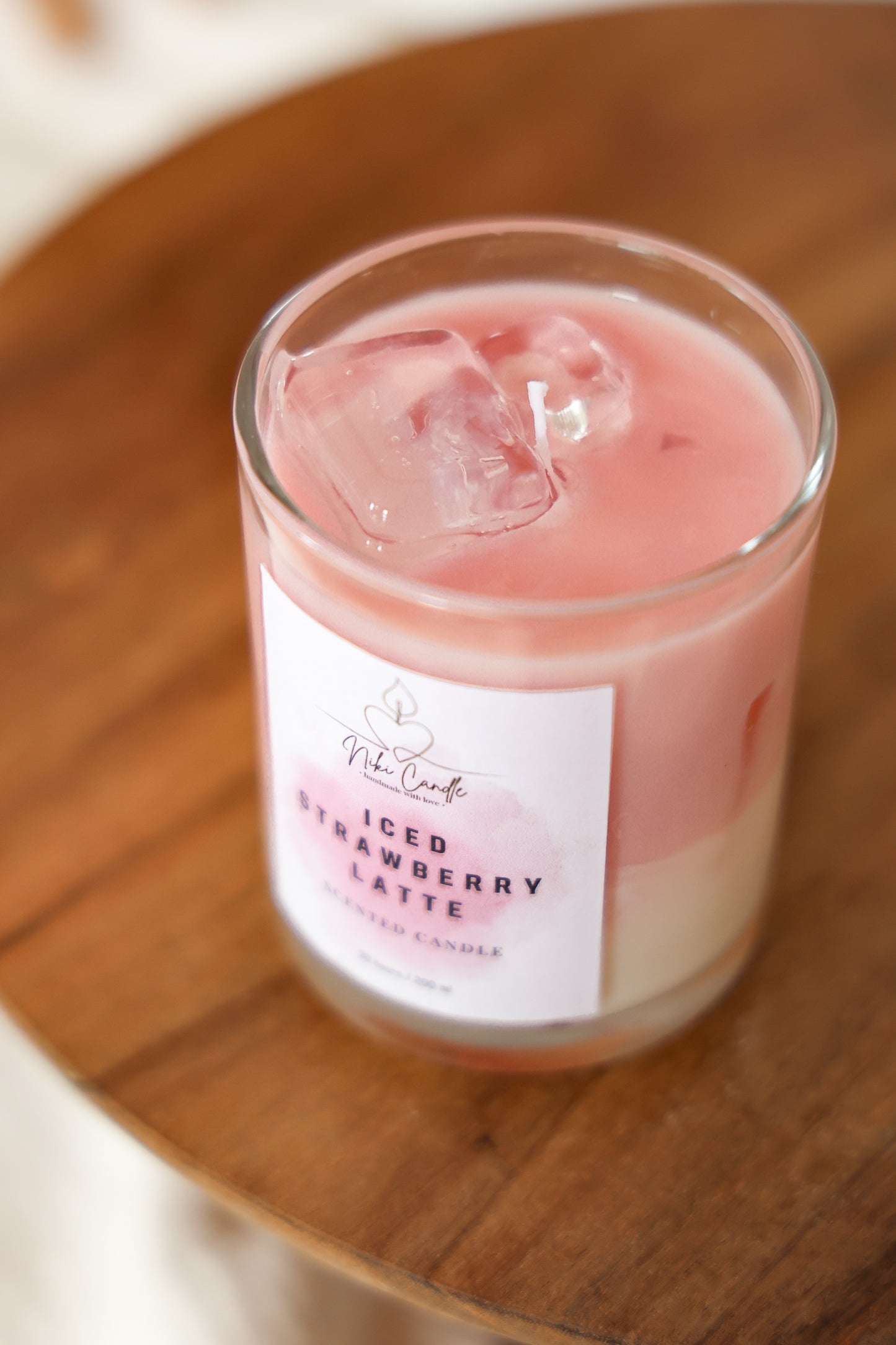 Iced Strawberry Latte