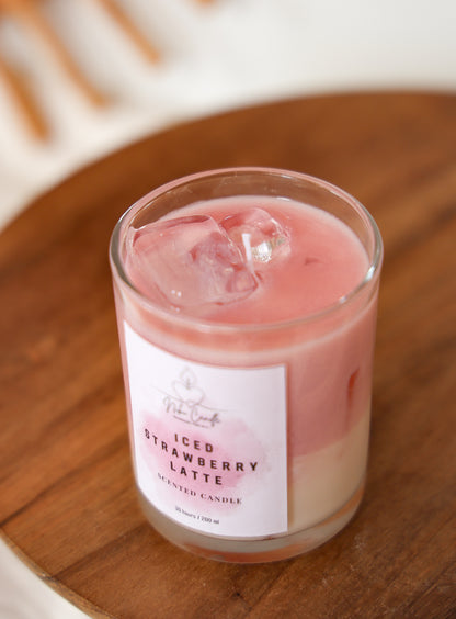 Iced Strawberry Latte