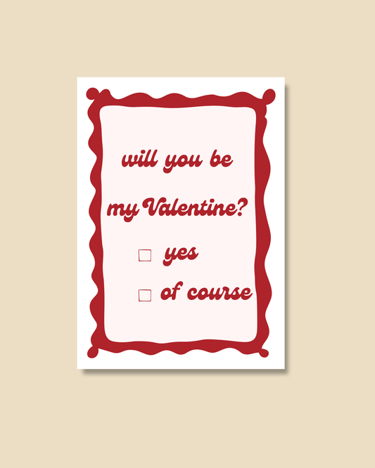 Postkarte my Valentine?