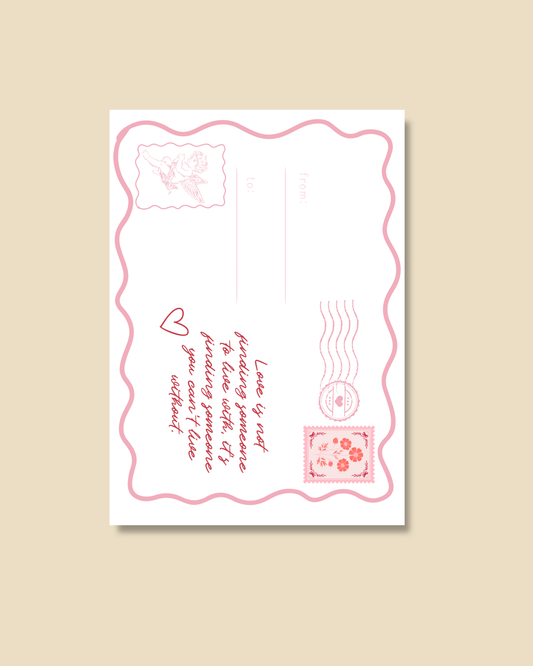 Postkarte card