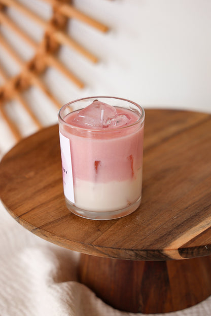 Iced Strawberry Latte