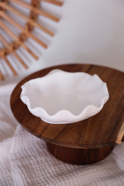 Offene Muschelschale