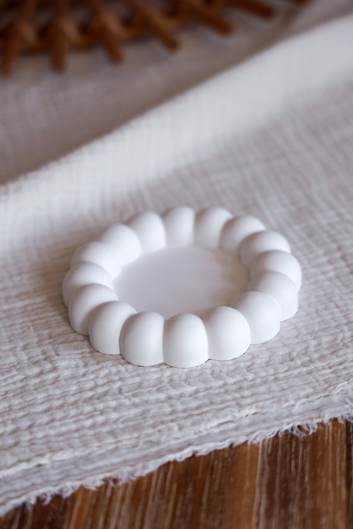 Runder Teller große Bubbles – Niki Candle