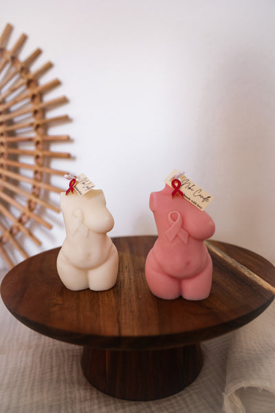 FCK CANCER Woman Candle